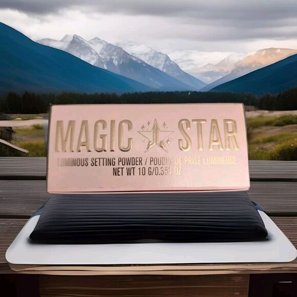 Jeffrey Star Magic Star Setting Powder 0.353.oz  Suede Deep Skin Tones Brand New - Picture 5 of 8